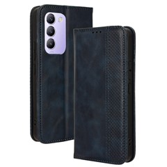 For vivo Y200e 5G / V40 SE 5G / Y100 5G (Indonesia) / V30 Lite 4G / T3 5G / Y100 4G / V30 SE 5G Phone Case Magnetic Leather Cover - Blue