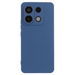 For Xiaomi Redmi Note 13 5G Case 2.0mm TPU Arc Edge Protective Phone Cover - Blue