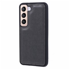  crazy horse texture leather card holder case Stand for Amazon Fire Phone - Black