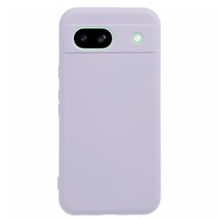 For Google Pixel 8a Case Anti-Scratch TPU Phone Cover with Fiber Lining - Purple