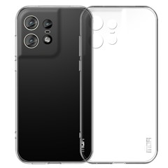 MOFI For Motorola Edge 50 Pro 5G Case Slim Transparent TPU Phone Cover
