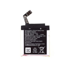 OEM 3.8V 400mAh Battery Replacement (Encode: J18405) for Sony GB-S10-432830-010H Smart Watch (without Logo)