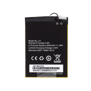 3.8V 3000mAh Battery Replacement for Homtom C1