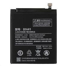3.85V 4000mAh Battery Replacement (Encode: BN41) (without Logo) for Xiaomi Redmi Note 4/Note 4x Global