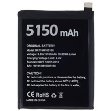 For Doogee S95 Pro 4G 3.85V 5150mAh Replacement Battery Assembly (Encode: BAT19M105150) (without Logo)