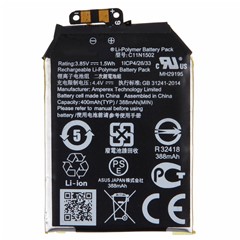 For Asus Zenwatch 2 WI502Q 3.87V 388mAh Rechargeable Li-Polymer Battery Assembly Part (Encode: C11N1502)