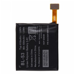 For LG G Watch R 3.80V 400mAh Rechargeable Li-Polymer Battery Assembly Part (Encode: BL-S3) (Without Logo)
