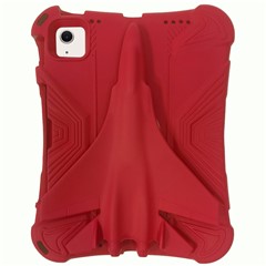 For iPad Air 11 (2026) / (2025) / (2024) Case Airplane Style Kickstand EVA Tablet Cover - Red