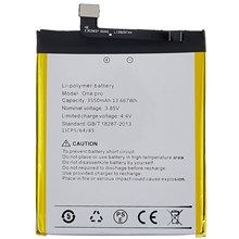 For Umidigi One Pro 3.85V 3550mAh Rechargeable Li-Polymer Battery Replacement