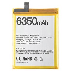 For Doogee S96 GT / S96 Pro 3.85V 6350mAh Li-Polymer Battery Assembly Part (Encode: BAT20ZN1296350) (Without Logo)
