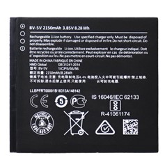 For Nokia 1 3.85V 2125mAh Li-Polymer Battery Assembly Part (Encode: BV-5V) (Without Logo)