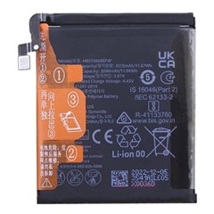 For Huawei P50 Pocket 3.87V 4000mAh Li-Polymer Battery Assembly Part (Without Logo) (Encode: HB515668EFW / HB513341EFW)