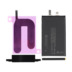 For iPhone 16 Plus 3.87V 4674mAh Li-Polymer Battery with Flex Cable Protective Cover + Sticker (without Flex Cable)