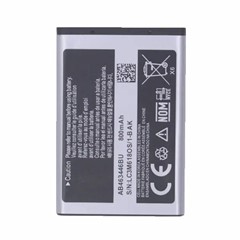 For Samsung E251 / E350 / E500 3.85V 800mAh Li-Polymer Battery Assembly Part (Without Logo) (Encode: AB463446BU)