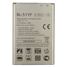 For LG G4 H815 H811 F500 3.85V 2900mAh Li-ion Polymer Battery (Encode: BL-51YF) (without Logo)