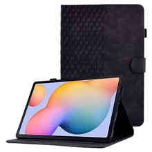 For Samsung Galaxy Tab S6 Lite (2024) / S6 Lite (2022) / S6 Lite (2020) (SM-P610 / 615) Leather Case Pattern Imprinted Stand - Black