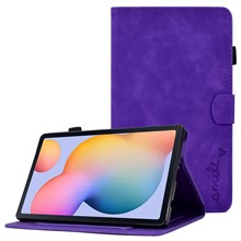 For Samsung Galaxy Tab S6 Lite (2024) / S6 Lite (2022) / S6 Lite (2020) P610 Stand Leather Tablet Case - Purple