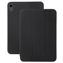 For iPad (2025) / 10.9 (2022) PU Leather Stand Tablet Case Auto Wake / Sleep Full Protection Magnetic Auto-Absorbed Cover - Black