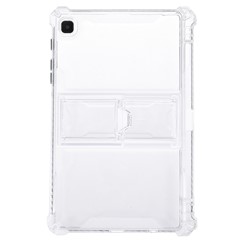 For Samsung Galaxy Tab A7 Lite 8.7-inch T220 Clear TPU Tablet Case Drop-proof Back Cover with Kickstand