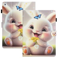 For Samsung Galaxy Tab S6 Lite (2024) / S6 Lite (2022) / S6 Lite (2020) P610 / P615 Anti-Scratch PU Leather Flip Cover - Rabbit