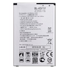 For LG K4 (2017) 3.85V 2410mAh Li-ion Battery Replacement Part , Encode: BL-45F1F (without Logo)