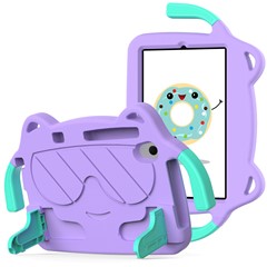 For Samsung Galaxy Tab A 8.4 (2020) / Lenovo Tab Tab M8 (3rd Gen) / M8 / Huawei MatePad T8 / M5 Lite 8 Kickstand EVA+PC Case - Purple