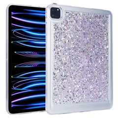 For iPad Pro 11 (2018) / (2020) / (2021) / (2022) Glitter Tablet Case TPU + PC Protective Tablet Cover - Style A