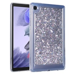 For Samsung Galaxy Tab A7 Lite 8.7-inch T225 / T220 Anti-drop Protective Tablet Case Glitter TPU + PC Cover - Style A