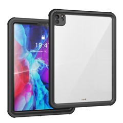 FS IP68 Waterproof Tablet Case for iPad Pro 11 (2020) / (2021) / (2022) , Clear Shockproof Dustproof Full Body Protection Cover with Screen Film