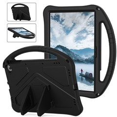 EVA Protective Cover for Amazon Fire Max 11 / Google Pixel Tablet , Grip Handle Kickstand Tablet Case - Black