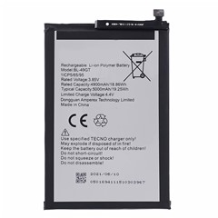 For TECNO Camon 17 4G 3.85V 4900mAh Li-Ion Polymer Battery Assembly Part (Encode: BL-49GT)