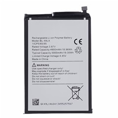 For Infinix Hot 12 4G / Hot 20S 4G 3.87V 4900mAh Li-Ion Polymer Battery Assembly Part (Encode: BL-49LX) (Without Logo)