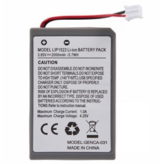 For Sony PS4 Slim 3.7V 2000mAh Rechargeable Li-Polymer Battery Assembly Part (Encode: LIP1522) (Without Logo)