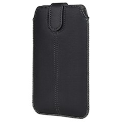 18.5 x 10.8cm Vertical Phone Belt Bag for 7.0 inch Mobile Phones Waist Pouch Universal PU Leather Phone Holder