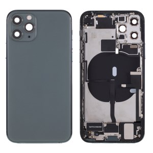 For iPhone 11 Pro OEM Disassembly Back Housing Faceplate without Battery - Green