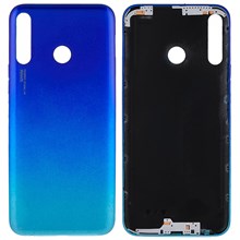 For Tecno Spark 4 Back Battery Housing Cover Replacement - Blue