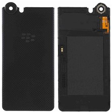 For BlackBerry Keyone OEM Battery Housing Cover Repair Part + Camera Lens Cover - Black