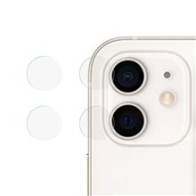 2 Sets Camera Lens Protector for iPhone 11 / 12 6.1 inch / 12 mini 5.4 inch, Ultra Clear 2.5D Arc Edge Tempered Glass Lens Film