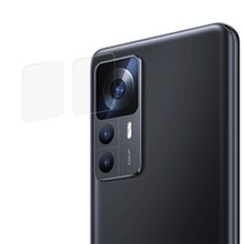 For Xiaomi 12T 5G / Redmi K50 Ultra 5G 2Pcs / Set 2.5D Arc Edge HD Camera Lens Protector Tempered Glass Anti-scratch Film