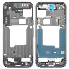 For Google Pixel 9 Pro OEM Middle Plate Frame Replacement (Without Logo) - Black