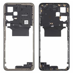 For Xiaomi Redmi Note 12 5G (Global) OEM Middle Housing Plate Frame Part (Without Logo) - Black