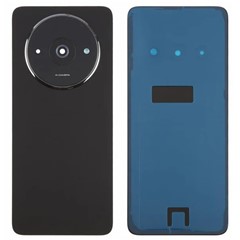 For Xiaomi Redmi A3 4G Back Battery Housing Cover with Camera Ring Lens Cover Spare Part - Black