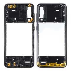 For Samsung Galaxy A30s A307 Middle Plate Frame Mobile Phone Replacement Part (Without Logo) - Black