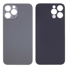 For iPhone 12 Pro Battery Housing Cover Repair Part (Big Hole) - Black