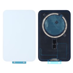 For iPhone 17 Pro Max Battery Housing with Bracket + Magnetic Ring Replacement Part - White