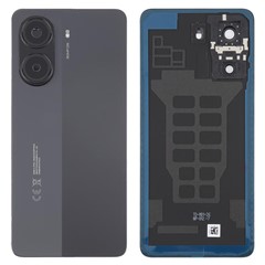 For Xiaomi Poco X7 Pro 5G OEM Battery Housing Back Cover with Camera Ring Lens Cover Replacement - Black