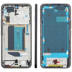 For Xiaomi Redmi Note 15 Pro+ 5G (Global) Middle Plate Frame Repair Part (A-Side) (without Logo) - Black