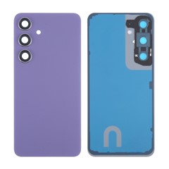 For Samsung Galaxy S24+ S926 Battery Housing with Camera Lens Cover (Without Logo) - Cobalt Violet