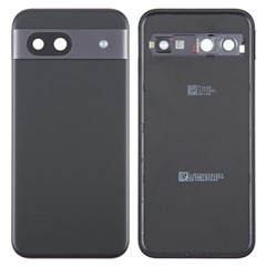 For Google Pixel 8a OEM Battery Housing with Camera Lens Cover - Black