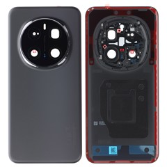 For Honor Magic7 Pro 5G OEM Battery Housing with Camera Lens Cover - Black